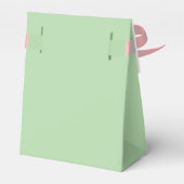 Minimalistische aangepaste naam modern  bedankdoosjes (Achterkant)