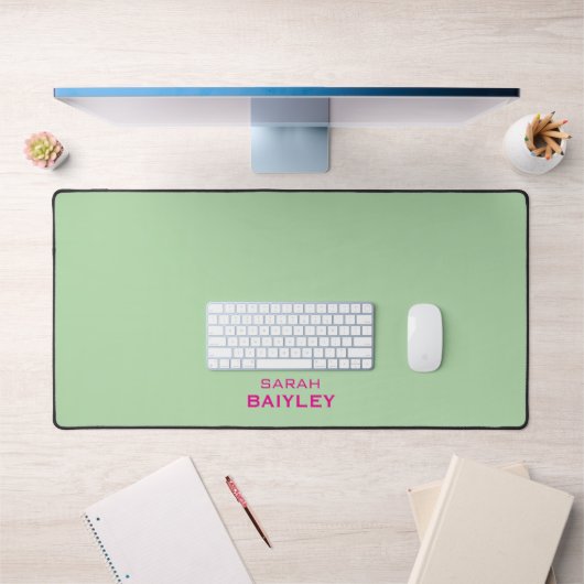 Minimalistische aangepaste naam modern bureaumat (Kantoor 1)