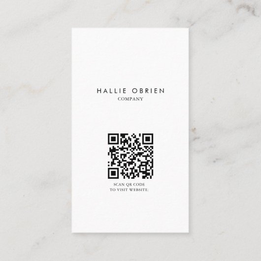 Minimalistische aangepaste professionele life coac visitekaartje (Achterkant)