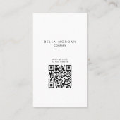 Minimalistische aangepaste professionele opvoeder visitekaartje (Achterkant)