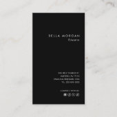 Minimalistische aangepaste professionele opvoeder visitekaartje (Voorkant)