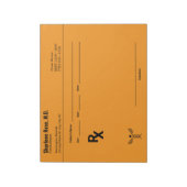 Minimalistische Aangepaste Recept Notitieblok – Gr (Linkerzijde)