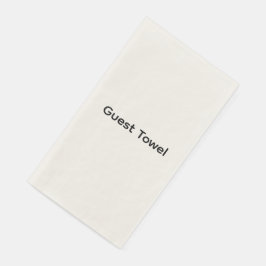 Minimalistische Aangepaste Tekst Persoonlijk Servet