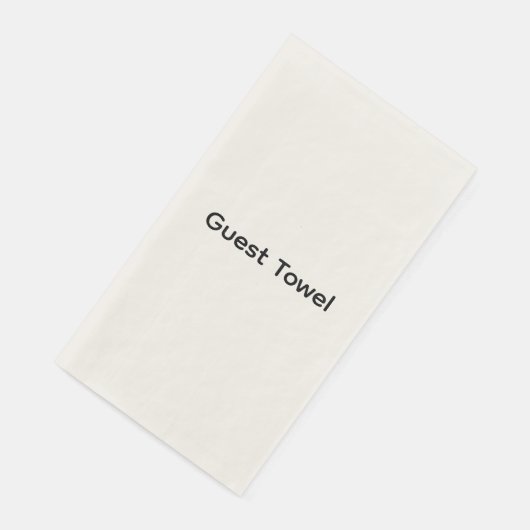 Minimalistische Aangepaste Tekst Persoonlijk Servet (Hoek)