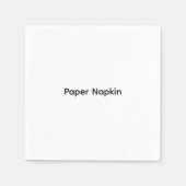 Minimalistische aangepaste tekst Persoonlijke papi Servet (Voorkant)
