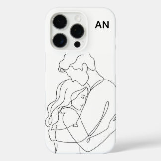 Minimalistische aangepaste telefoonhoes voor koppe iPhone 16 pro hoesje