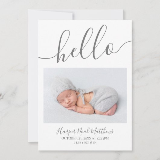 Minimalistische Aankondiging van de Foto van de Ge (Voorkant)