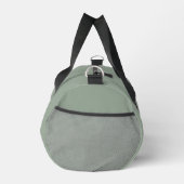 Minimalistische aardetöne Matcha Groen Monogram Plunjezak (Rechts)