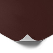 Minimalistische aardetone onplugde huwelijksceremo poster (Hoek)