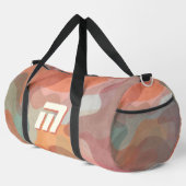 Minimalistische aardetone terracotta aangepaste mo plunjezak (Rechterhoek)