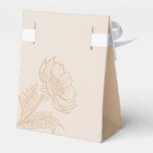 Minimalistische aardetonele trouwgunstdozen met bl bedankdoosjes (Achterkant)