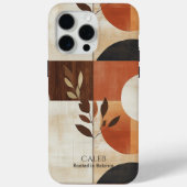 Minimalistische aardse Abstracte Natuur-geïnspiree Case-Mate iPhone Case (Achterkant)