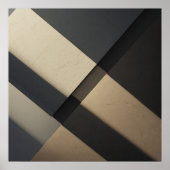 Minimalistische Abstracte Architectuur van Beton Poster (Voorkant)