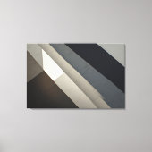 Minimalistische Abstracte Betonarchitectuur Canvas Afdruk (Voorkant)