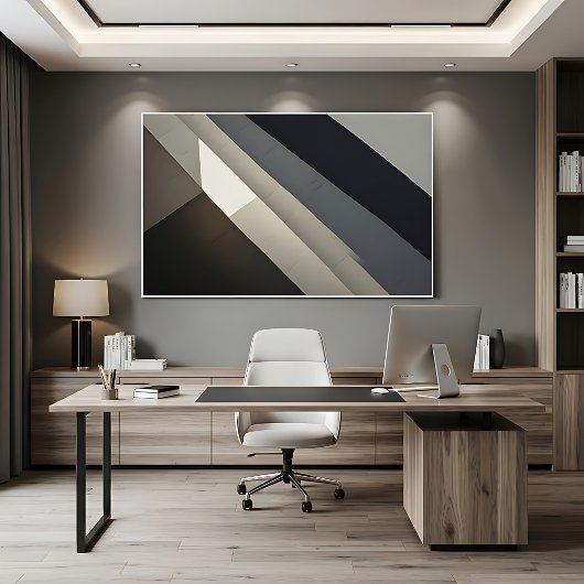 Minimalistische Abstracte Betonarchitectuur Canvas Afdruk