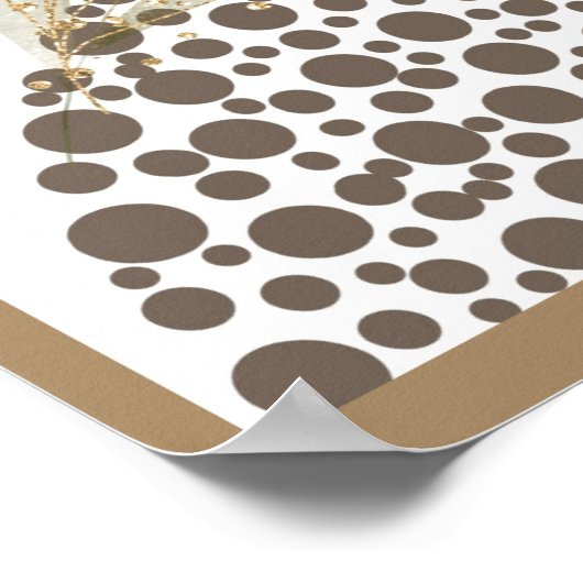 Minimalistische Abstracte Boho Poster (Hoek)