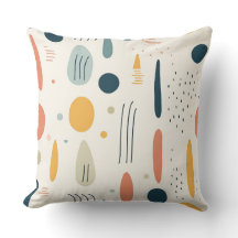 Minimalistische Abstracte Boho stijl gooi kussen