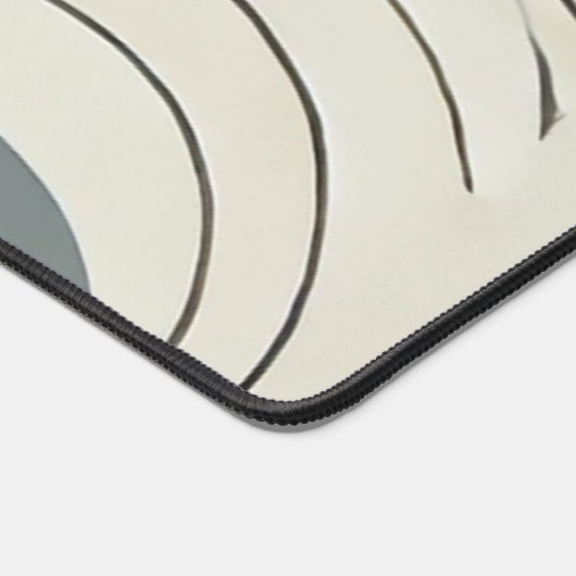 Minimalistische Abstracte bureaumat (Hoek)