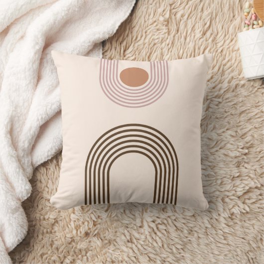 Minimalistische Abstracte geometrie Kussen (Deken)