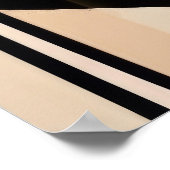 Minimalistische abstracte geometrie met cirkel poster (Hoek)