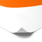 Minimalistische abstracte geometrische kunst in or poster (Hoek)