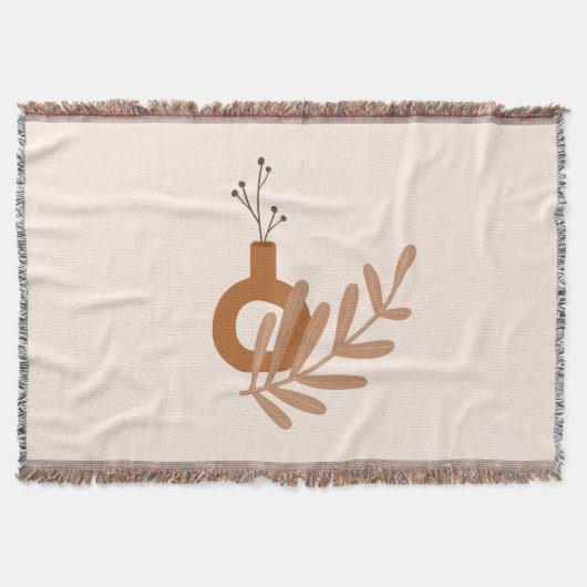 Minimalistische Abstracte geometrische kunstwerken Deken (Voorkant)