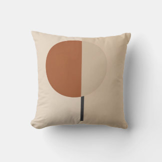 Minimalistische abstracte geometrische kussensloop kussen