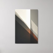 Minimalistische Abstracte Geometrische Roest Canvas Afdruk (Voorkant)