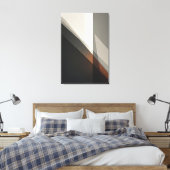 Minimalistische Abstracte Geometrische Roest Canvas Afdruk (Insitu (Slaapkamer))