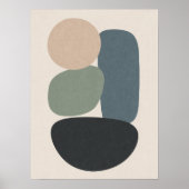 Minimalistische Abstracte Geometrische Wandkunst Poster (Voorkant)