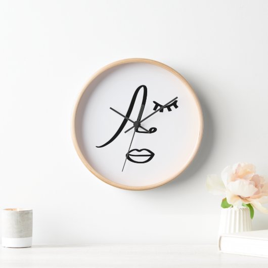 Minimalistische Abstracte Gezicht Moderne Kunst De (Huis)