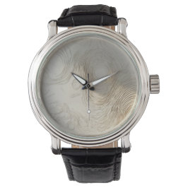 Minimalistische Abstracte houten eWatch Horloge