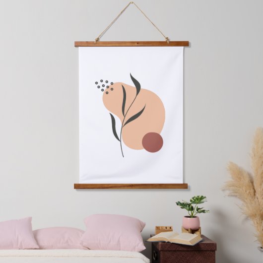 Minimalistische Abstracte kunst aan de muur Hangend Wandkleed (Slaapkamer)