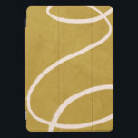 Minimalistische Abstracte kunst in Geel goud iPad Pro Cover<br><div class="desc">Deze unieke iPad-draagtas is voorzien van een minimalistisch modern abstract kunstontwerp in goudgeel.</div>