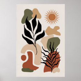 Minimalistische Abstracte Kunst Moderne Vector Ill Poster