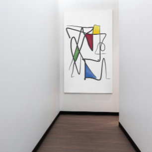 Minimalistische Abstracte kunst nr. 3 Poster