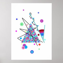 Minimalistische Abstracte kunst nr. 5 Poster