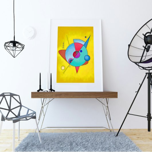 Minimalistische Abstracte kunst nr. 5 Poster