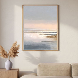 Minimalistische Abstracte Kunst van Kustmoeras aan Poster