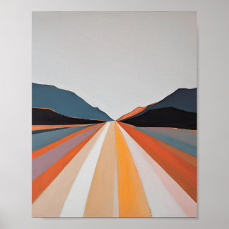 Minimalistische Abstracte kunstdruk | Moderne wand Poster