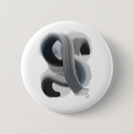 Minimalistische Abstracte kunstwerk Button