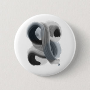 Minimalistische Abstracte kunstwerk Button