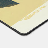 Minimalistische Abstracte Lake Chubby White Cat Ca Bureaumat (Hoek)