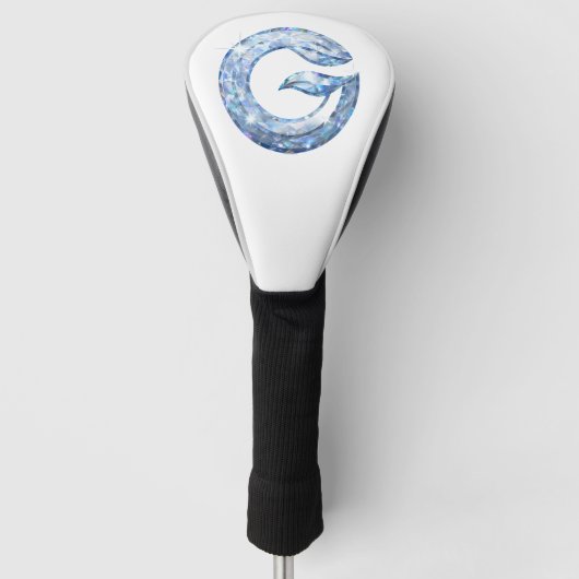 Minimalistische Abstracte Letter G – Moderne Geome Golfheadcover (Voorkant)