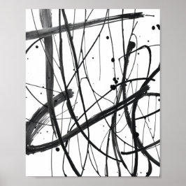 Minimalistische Abstracte Lijn Tekening Prints