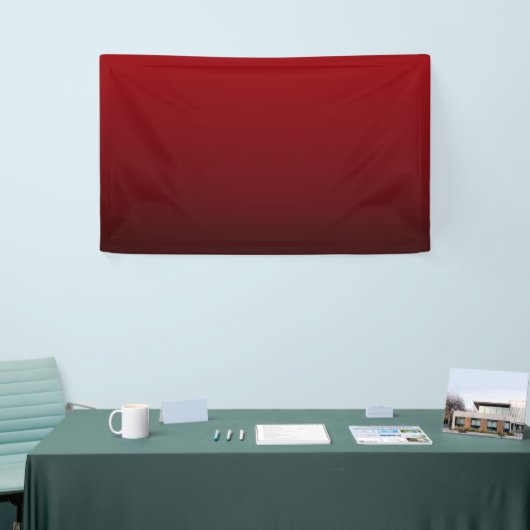 minimalistische abstracte marsala rode bogundy mar spandoek (Beurs)