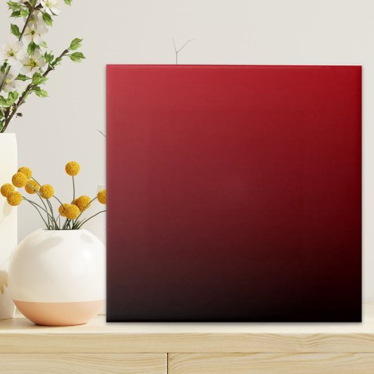 minimalistische abstracte marsala rode bogundy mar tegeltje