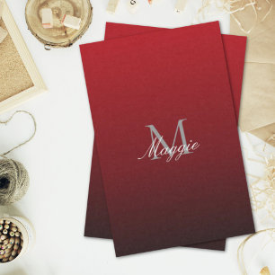 minimalistische abstracte marsala rode bogundy mar tissuepapier