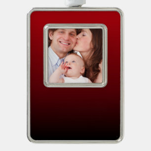 minimalistische abstracte marsala rode bogundy mar verzilverd omlijst ornament