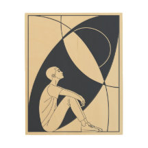 Minimalistische Abstracte Menselijke Lijnkunst Afd